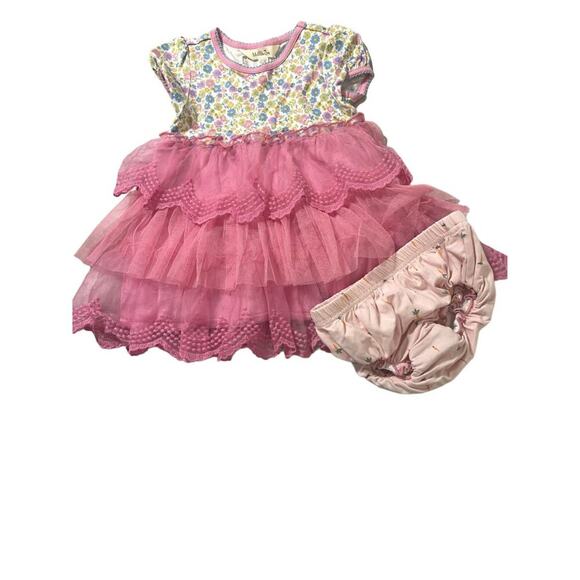 Matilda Jane Dreams Come True Dress Daydream Infant Girls Size 12 - 18 months Ex - Picture 5 of 14